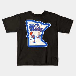 Defunct Minnesota Kicks Soccer Team Jersey Crest Kids T-Shirt